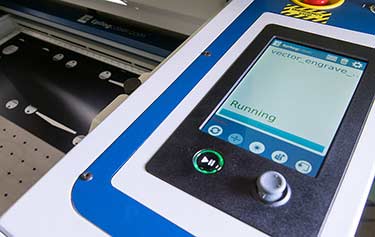 Touchscreen am Laser Fusion Pro